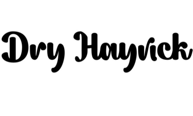 Dry Hayrick Font Preview