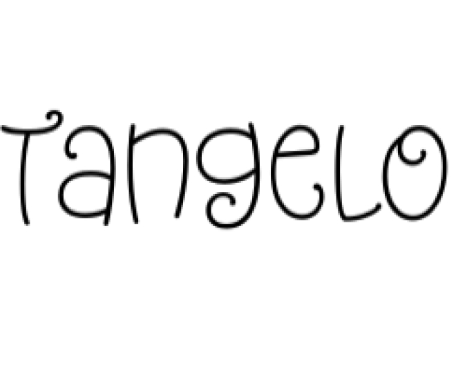Tangelo Family Font Preview