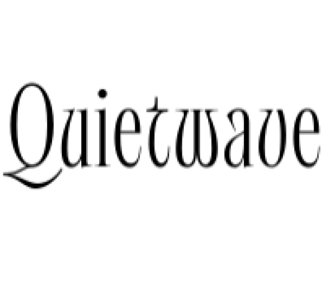 Quietwave Font Preview