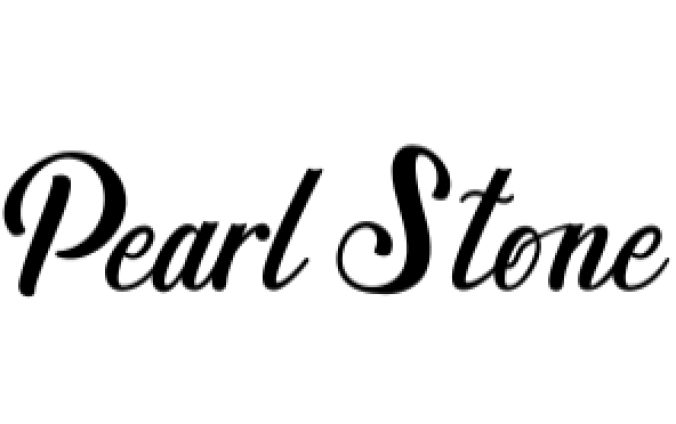 Pearl Stone Font Preview
