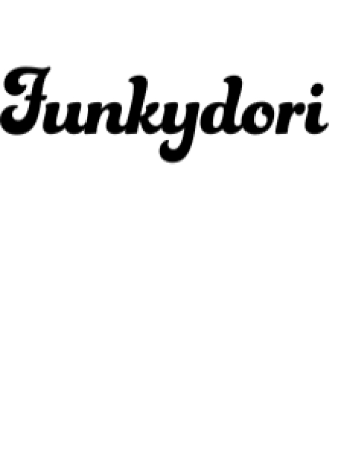Funkydori Family Font Preview