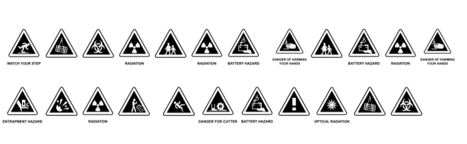 Warning Signs Font Preview