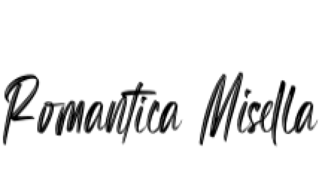Romantica Misella Font Preview