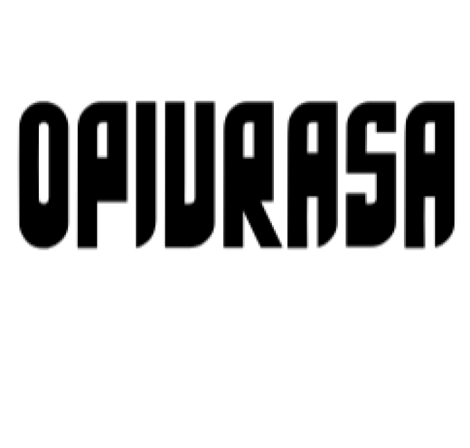 Opiurasa Font Preview