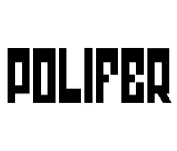 Polifer Font Preview