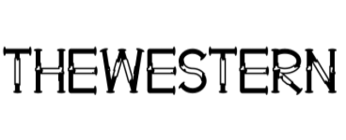 The Western Font Preview