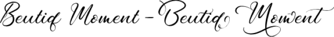 Beutiq Mome Font Preview