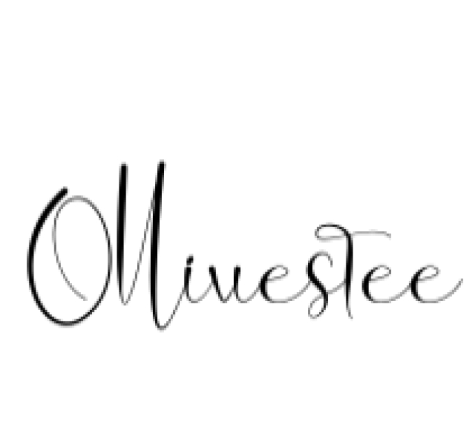 Ollivestee Font Preview