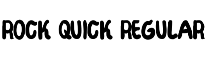 Rock Quick Font Preview