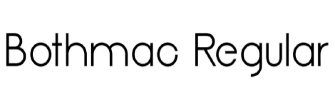 Bothmac Font Preview