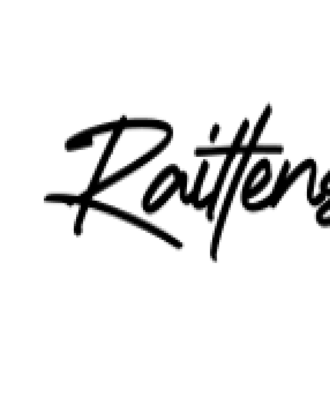 Raittens Font Preview