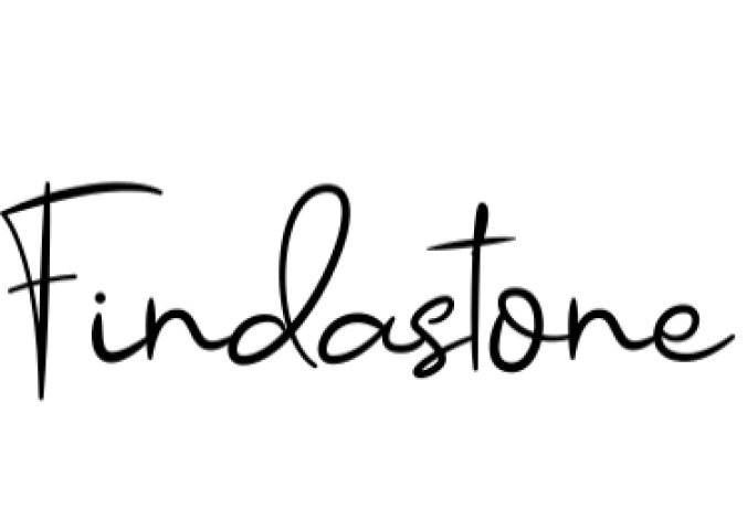 Findastone Font Preview