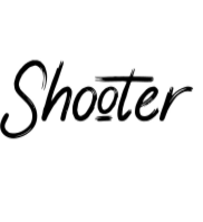 Shooter Font Preview