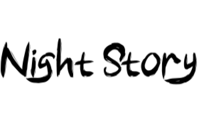 NIght Story Font Preview