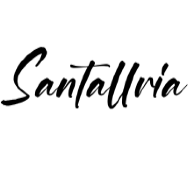 Santallria Font Preview