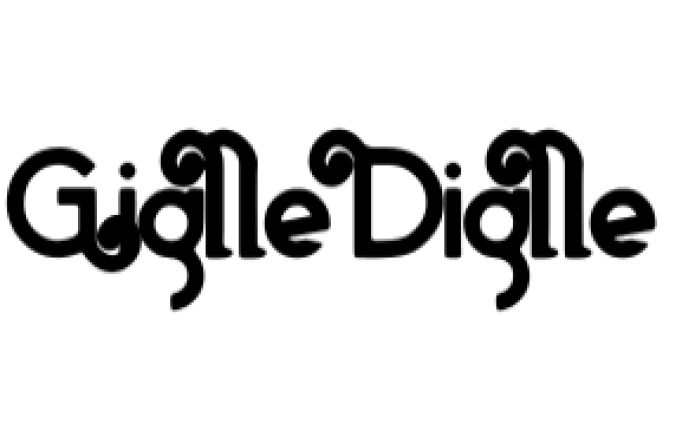 Giglle Diglle Font Preview
