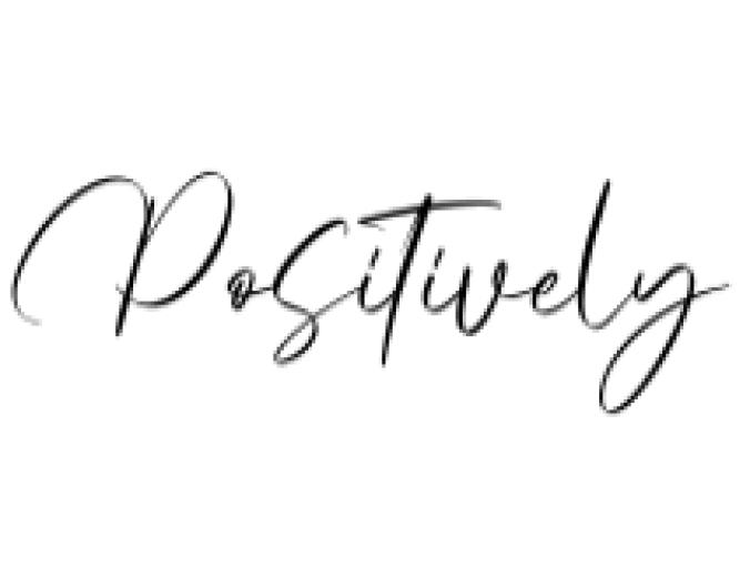Positively Font Preview