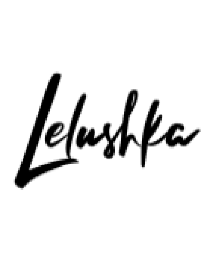 Lelushka Font Preview