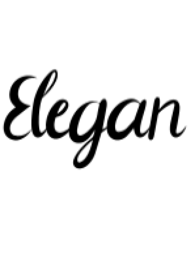 Elegan Font Preview