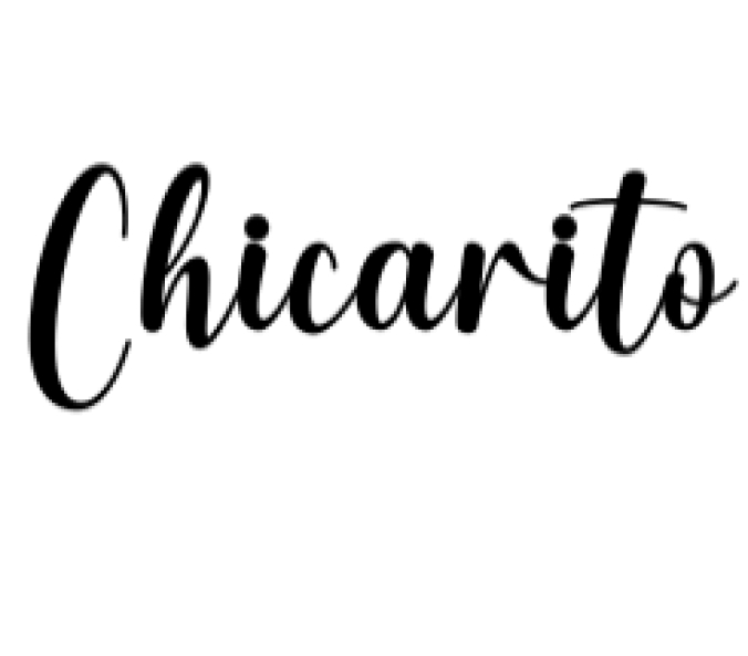 Chicarito Font Preview