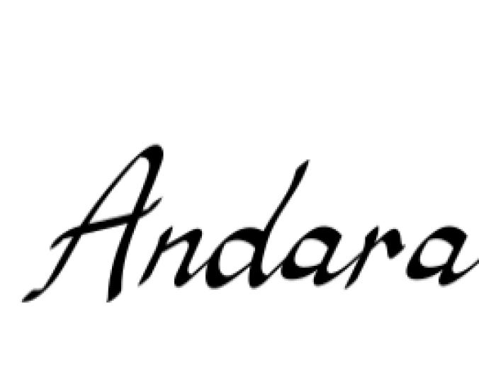 Andara Font Preview