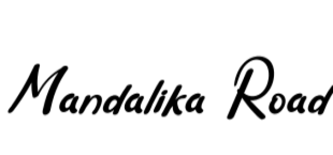 Mandalika Road Font Preview