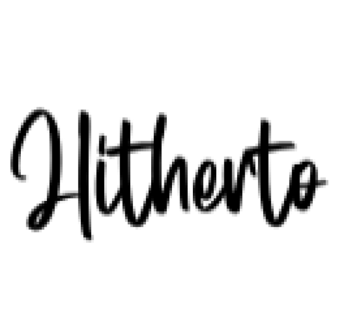 Hitherto Font Preview
