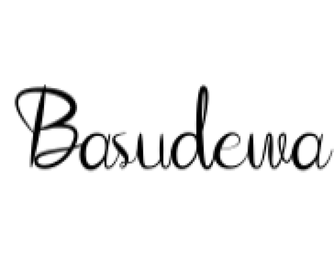 Basudewa Font Preview