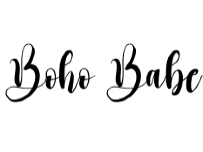 Boho  Babe Font Preview