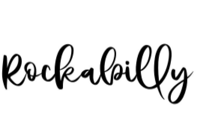 Rockabilly Font Preview