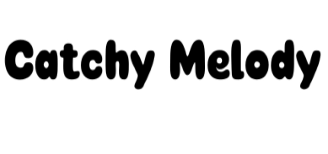 Catchy Melody Font Preview