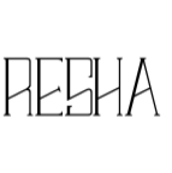 Resha Font Preview