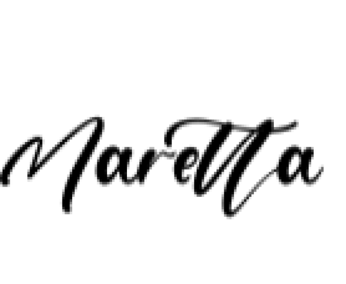 Maretta Font Preview