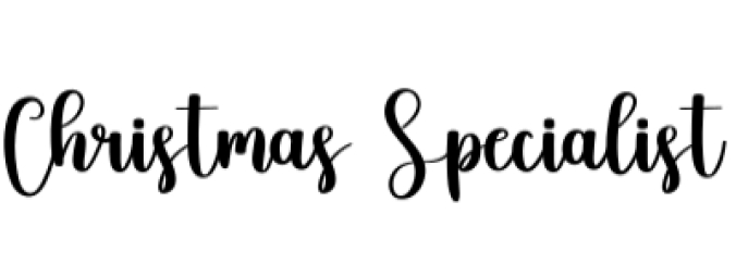 Christmas Specialist Font Preview