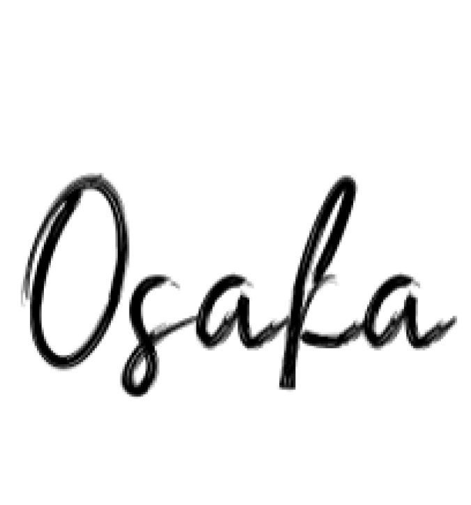 Osaka Font Preview