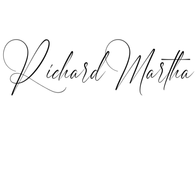 Richard Martha Font Preview