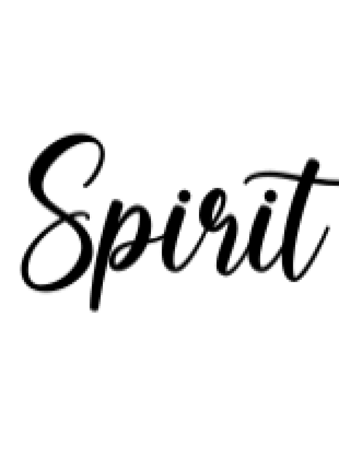 Spirit Font Preview