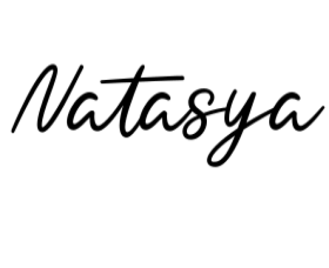 Natasya Font Preview