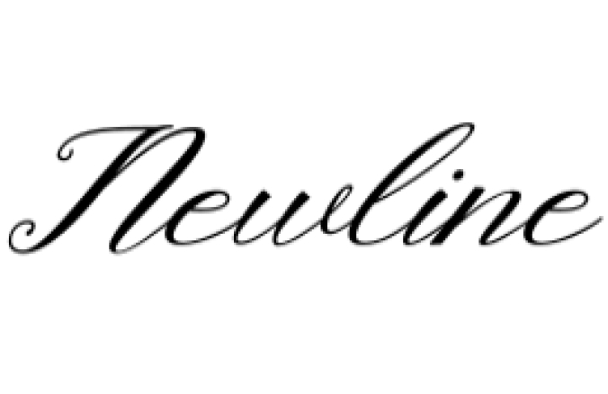 Newline Font Preview