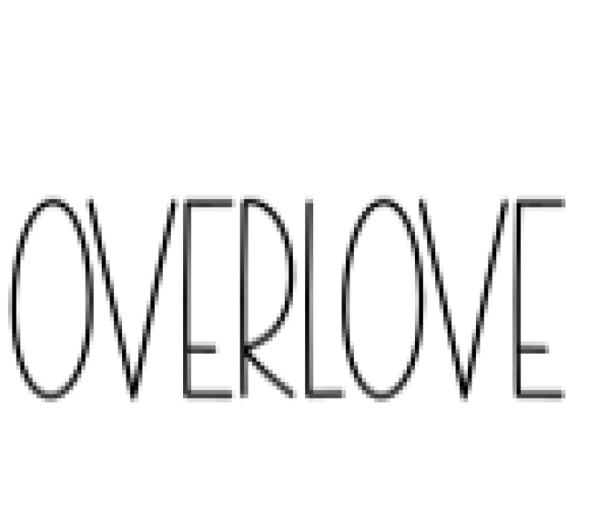 Overlove Font Preview