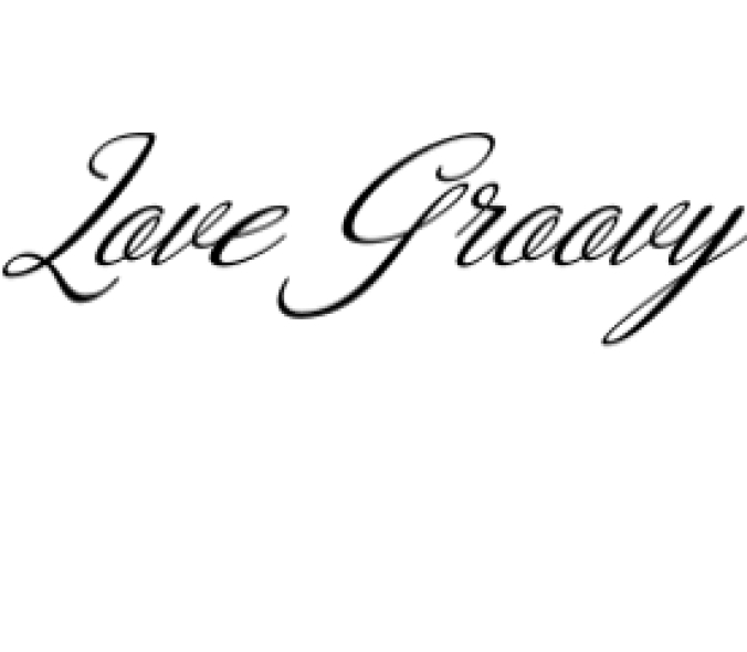 Love Groovy Font Preview