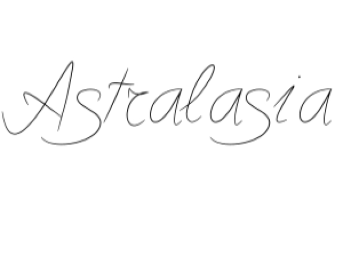 Astralasia Font Preview