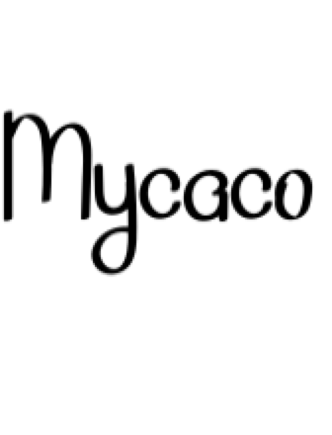 Mycaco Font Preview