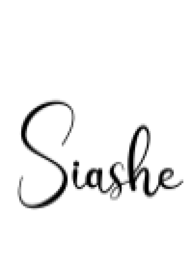Siashe Font Preview