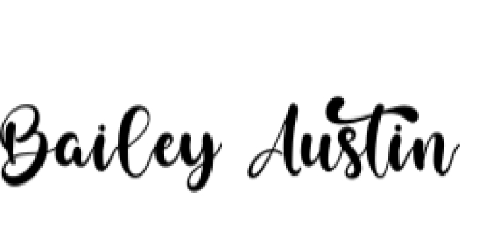 Bailey Austin Font Preview