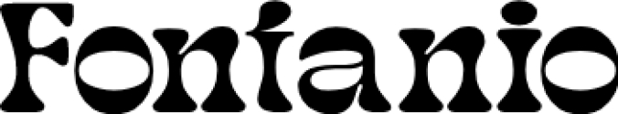 Fontanio Black Font Preview