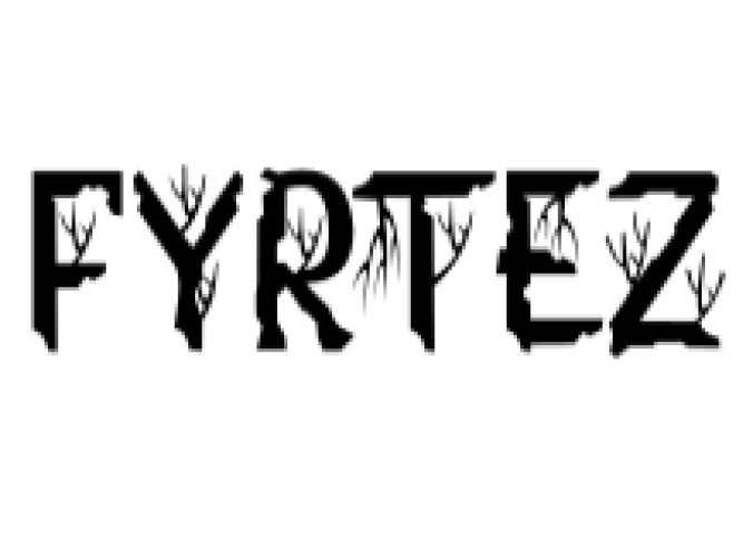 Fyrtez Font Preview