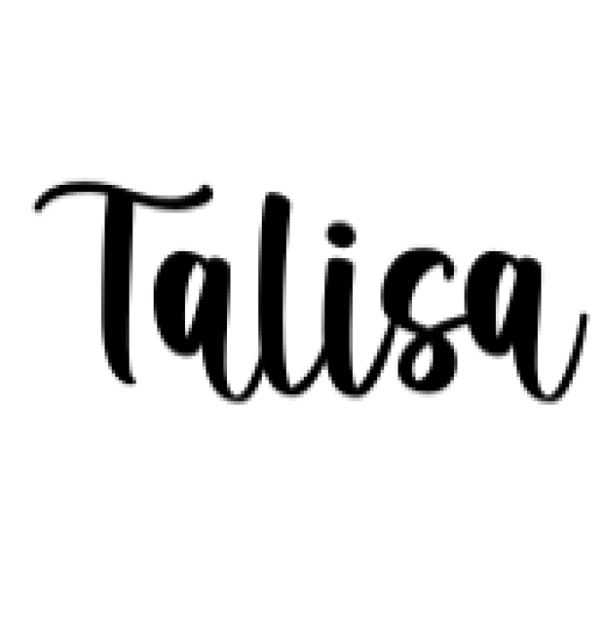 Talisa Font Preview