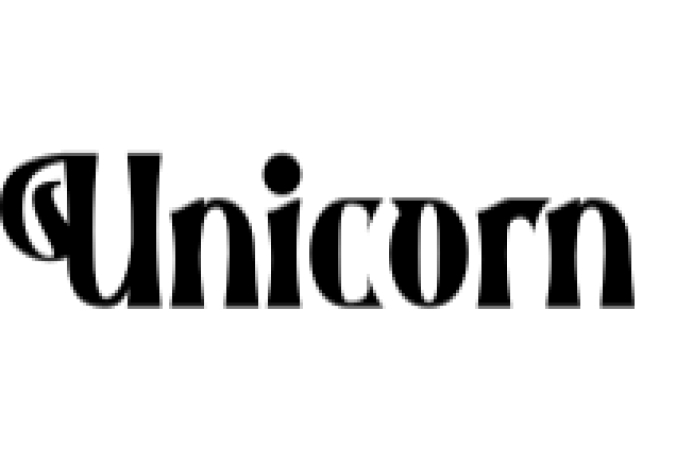 Unicorn Font Preview