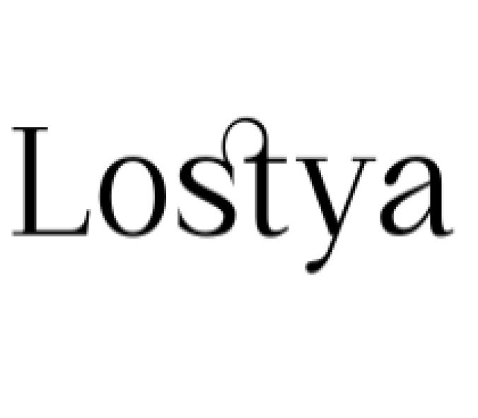 Lostya Font Preview